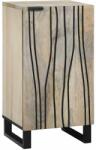 vidaXL Bufet Alb 40 x 33 x 75 cm Lemn masiv de mango GartenMobel Dekor (4017996) Comoda