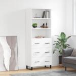 vidaXL Dulap înalt, alb, 69, 5x34x180 cm, lemn compozit GartenMobel Dekor (3189405) Comoda