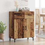 vidaXL Bufet cu sertar Lemn vechi 69, 5 x 34 x 90 cm Lemn compozit GartenMobel Dekor (882281) Comoda