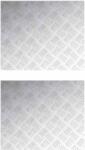 vidaXL Trepte Dreptunghiular 2 pcs Argintiu 60 x 50 cm Aluminiu GartenMobel Dekor (4104347) Covor