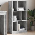 vidaXL Biblioteca, gri beton, 57x28, 5x107, 5 cm, lemn prelucrat GartenMobel Dekor (848006) Biblioteca