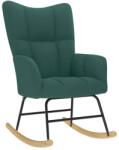vidaXL Scaun balansoar, verde închis, material textil GartenMobel Dekor (4016794) Balansoar