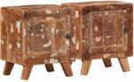 vidaXL Noptiera 2 buc 40x32x46 cm lemn masiv recuperat GartenMobel Dekor (4104510)