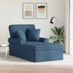 vidaXL Chaise Lounge cu fusta albastru 91 x 157 x 91 cm tesatura GartenMobel Dekor (42022946)