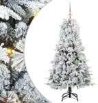 vidaXL Brad de Craciun artificial cu ramuri articulare Alb 150 cm GartenMobel Dekor (3397473)