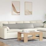 vidaXL Perne pentru canapea 2 pcs Gri deschis 200 x 40 cm tesatura GartenMobel Dekor (42013898)
