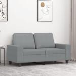 vidaXL Canapea cu 2 locuri, gri deschis, 120 cm, material textil GartenMobel Dekor (359383) Canapea