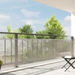 vidaXL Prelata transparenta cu ochiuri 1x8 m polietilena GartenMobel Dekor (4018500)