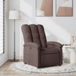 vidaXL Fotoliu rabatabil, maro închis, material textil GartenMobel Dekor (371732)