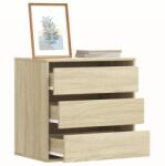 vidaXL Dulap colt cu sertare stejar sonoma 60x41x58 cm lemn prelucrat GartenMobel Dekor (852845) Comoda