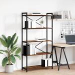 vidaXL Biblioteca Stejar afumat 80 x 30 x 153 cm Lemn compozit GartenMobel Dekor (868415) Biblioteca