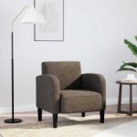 vidaXL Canapea scaun cu cotiere Gri închis 54 cm piele artificiala GartenMobel Dekor (4100535)