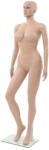 vidaXL Manechin feminin cu suport din sticla, bej, 180 cm GartenMobel Dekor (142930)
