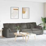 vidaXL Canapea modulara cu perne, gri deschis GartenMobel Dekor (3321107) Canapea