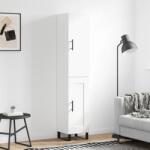vidaXL Dulap înalt, alb, 34, 5x34x180 cm, lemn prelucrat GartenMobel Dekor (3199129) Comoda
