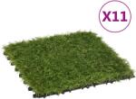 vidaXL Placi de iarba artificiala, 11 buc, verde, 30x30 cm GartenMobel Dekor (149030)