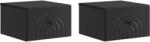 vidaXL Set 2 noptiere suspendate negre, cu sertar, 33 x 34, 5 x 20 cm (898088)