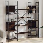 vidaXL Biblioteca, stejar maro, 155, 5x24x166, 5 cm, lemn prelucrat GartenMobel Dekor (838862) Biblioteca