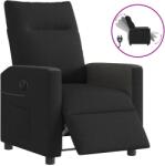 vidaXL Fotoliu rabatabil electric, negru, material textil GartenMobel Dekor (3324040)