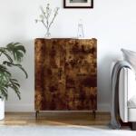 vidaXL Servanta, stejar fumuriu, 69, 5x34x90 cm, lemn compozit GartenMobel Dekor (827937) Comoda