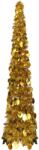 vidaXL Pom de Craciun artificial tip pop-up, auriu, 120 cm, PET GartenMobel Dekor (320982)