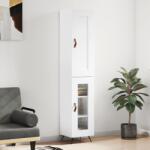 vidaXL Dulap înalt, alb extralucios, 34, 5x34x180 cm, lemn prelucrat GartenMobel Dekor (3200363) Comoda