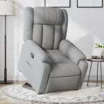 vidaXL Fotoliu rabatabil cu ridicare, gri deschis, material textil GartenMobel Dekor (3205316)