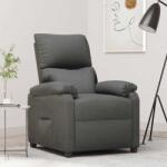 vidaXL Fotoliu rabatabil, gri închis, material textil GartenMobel Dekor (340178)