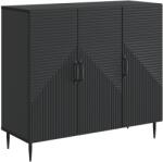 vidaXL Bufet Negru 89 x 34, 5 x 80 cm Lemn prelucrat GartenMobel Dekor (894876) Comoda