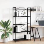 vidaXL Biblioteca Stejar negru 80 x 30 x 153 cm Lemn compozit GartenMobel Dekor (868413) Biblioteca