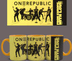  OneRepublic Tour bögre (Narancssárga)
