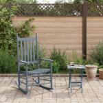 vidaXL Scaun balansoar cu cu masa pliabila, gri, lemn masiv de plop GartenMobel Dekor (3281258) Balansoar
