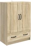vidaXL Bufet cu sertar Stejar Sonoma 66 x 34, 5 x 92 cm Lemn prelucrat GartenMobel Dekor (895817) Comoda