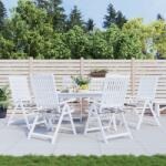 vidaXL Perne de scaun, carouri gri, 6 buc. , 50x50x3 cm, textil Oxford GartenMobel Dekor (314073)