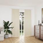 vidaXL Draperii opace cu carlige, 2 buc. , crem, 140x225 cm, catifea GartenMobel Dekor (134517)