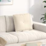 vidaXL Perna pentru spate Crem 50 x 45 cm Tesatura din corduroy GartenMobel Dekor (42014652)