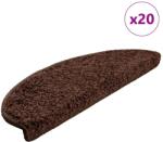 vidaXL Covorase pentru scari, 20 buc. , 65x21x4 cm, maro, semirotunde, mari GartenMobel Dekor (3365848) Covor