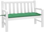vidaXL Perna banca de gradina, verde, 120x50x7 cm, material oxford GartenMobel Dekor (361588)