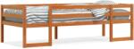 vidaXL Cadru de pat pentru copii maro ceruit 75x190 cm lemn masiv pin GartenMobel Dekor (846872)