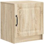 vidaXL Noptiera stejar sonoma cu usa, 43x34, 5x47 cm, lemn prelucrat (895719)