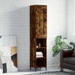 vidaXL Dulap înalt, stejar fumuriu, 34, 5x34x180 cm, lemn prelucrat GartenMobel Dekor (3200326) Comoda