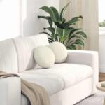 vidaXL Perne de Sezut 2 pcs Crem Ø 40 x 13 cm Catifea GartenMobel Dekor (42014109)