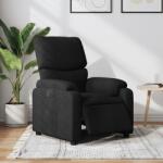 vidaXL Fotoliu rabatabil electric, negru, material textil GartenMobel Dekor (3204802)