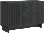 vidaXL Bufet cu sertar Negru 89 x 34, 5 x 60 cm Lemn prelucrat GartenMobel Dekor (893966) Comoda
