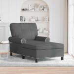 vidaXL sezlong de relaxare Gri închis 91 x 157 x 91 cm tesatura GartenMobel Dekor (42022931)