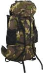 vidaXL Rucsac de drumetie, verde camuflaj, 80 L, tesatura oxford GartenMobel Dekor (4009969) Rucsac tura