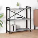 vidaXL Biblioteca sonoma gri 80 x 30 x 83 cm Lemn compozit GartenMobel Dekor (868428) Biblioteca