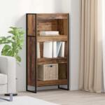 vidaXL Dulap pentru carti Lemn Vechi 80 x 30 x 155 cm Lemn compozit GartenMobel Dekor (886394) Biblioteca