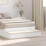 vidaXL Sertare pentru pat Alb 120 x 36, 5 x 16, 5 cm Lemn compozit GartenMobel Dekor (866939)