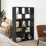 vidaXL Separator de camera, negru, 100x33x156, 5 cm, lemn prelucrat GartenMobel Dekor (3309529) Biblioteca
